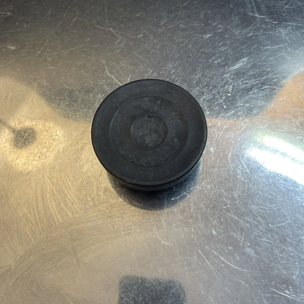 Stainless Steel Cookware Lid with Black Knob